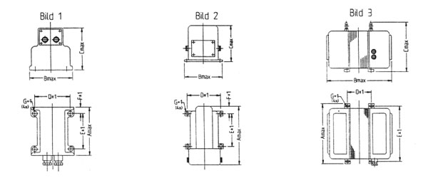 Single phase magnetic automatic voltage regulator series MKV sketch